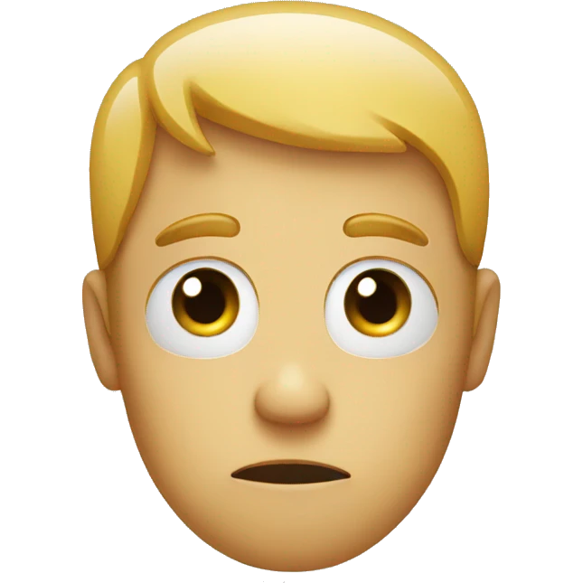 sad face with full hand emoji