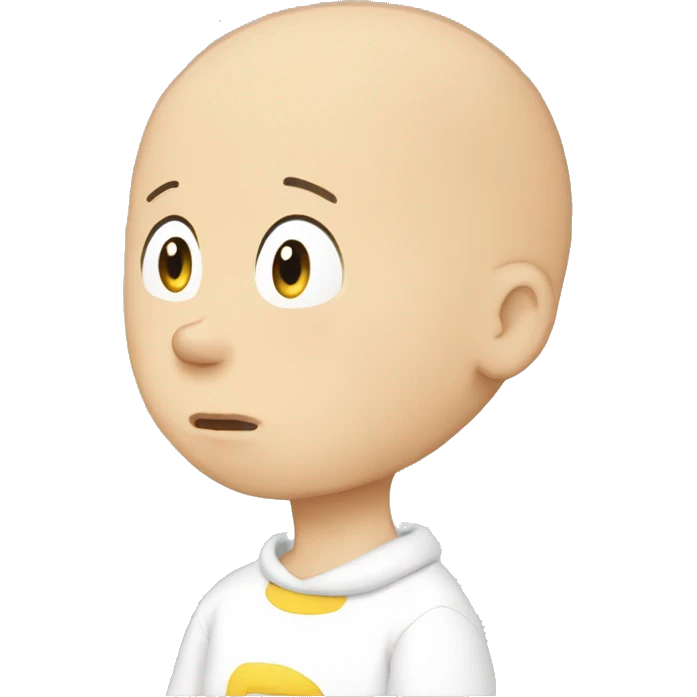 Caillou triste emoji