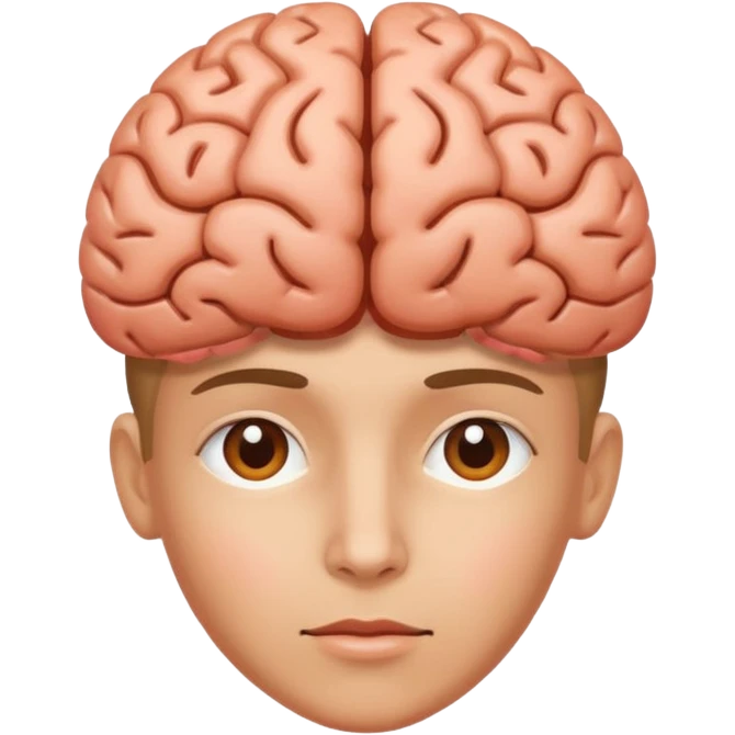Create 67 emoji with a brain wrote emoji