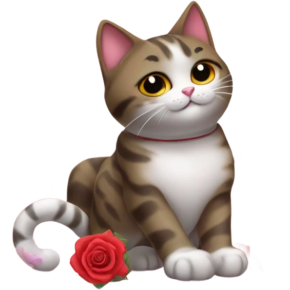 valentine's day cats emoji