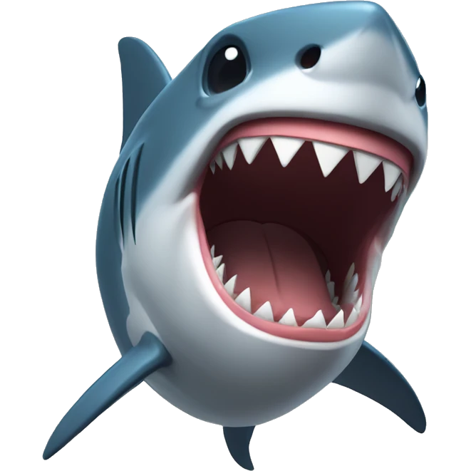 Shark cry emoji