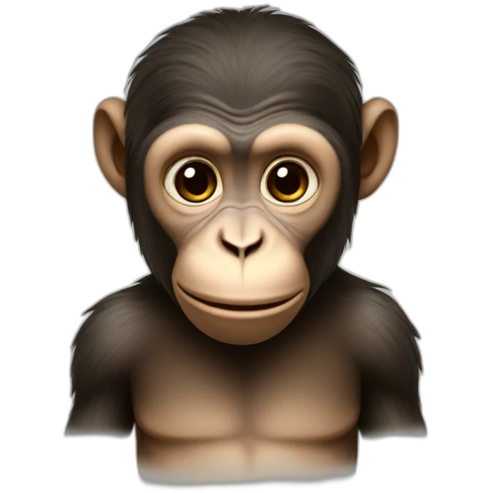 beautiful monkey emoji