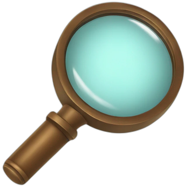 magnifying glass emoji