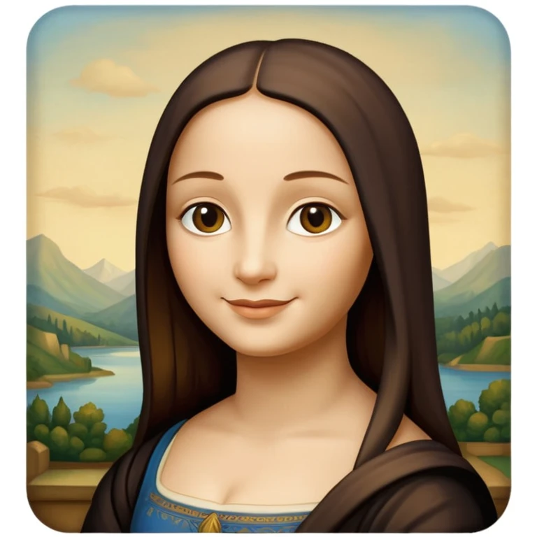 monalisa painting emoji