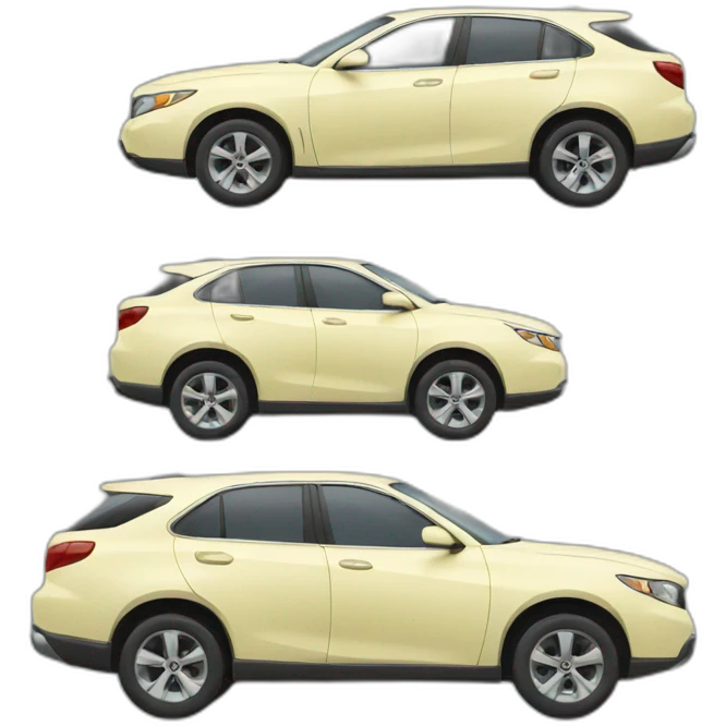 Fat car emoji