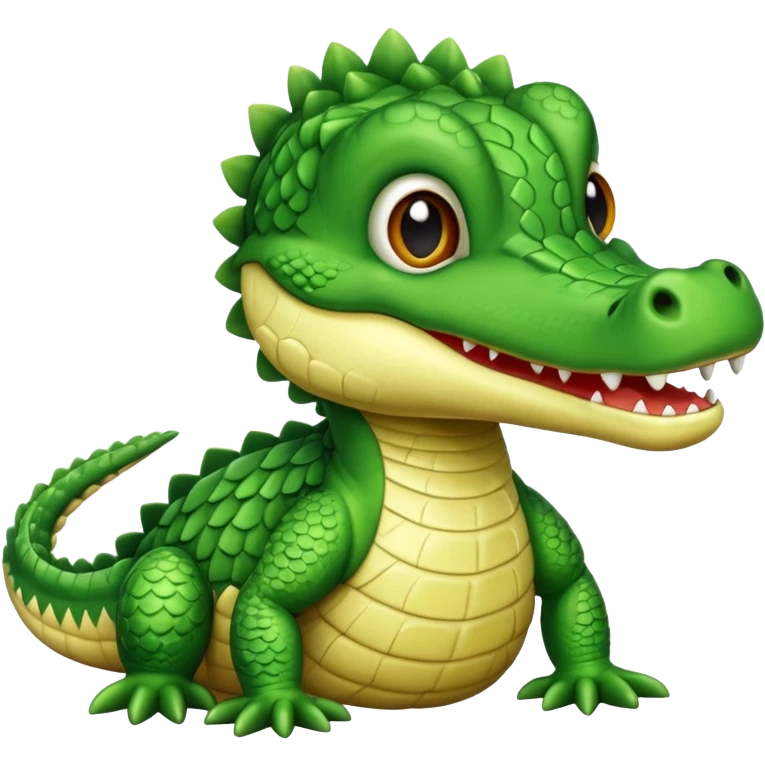 Baby crocodile emoji