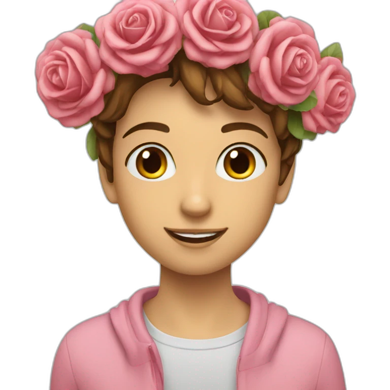 Written Have a nice weekend with a bunches of roses emoji