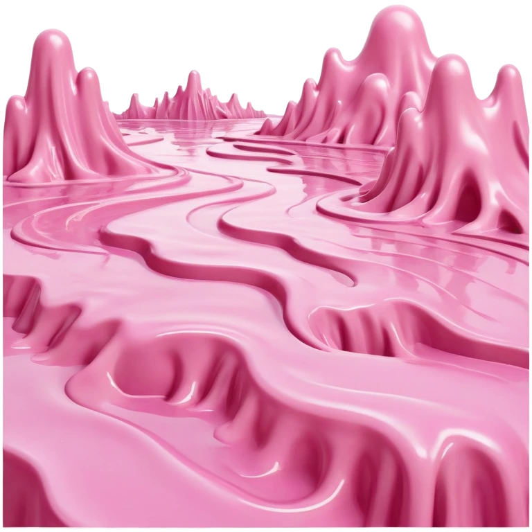 surreal melting SPAM land landscape emoji