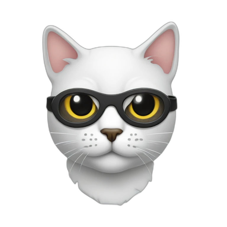Cat wearing an eye patch emoji