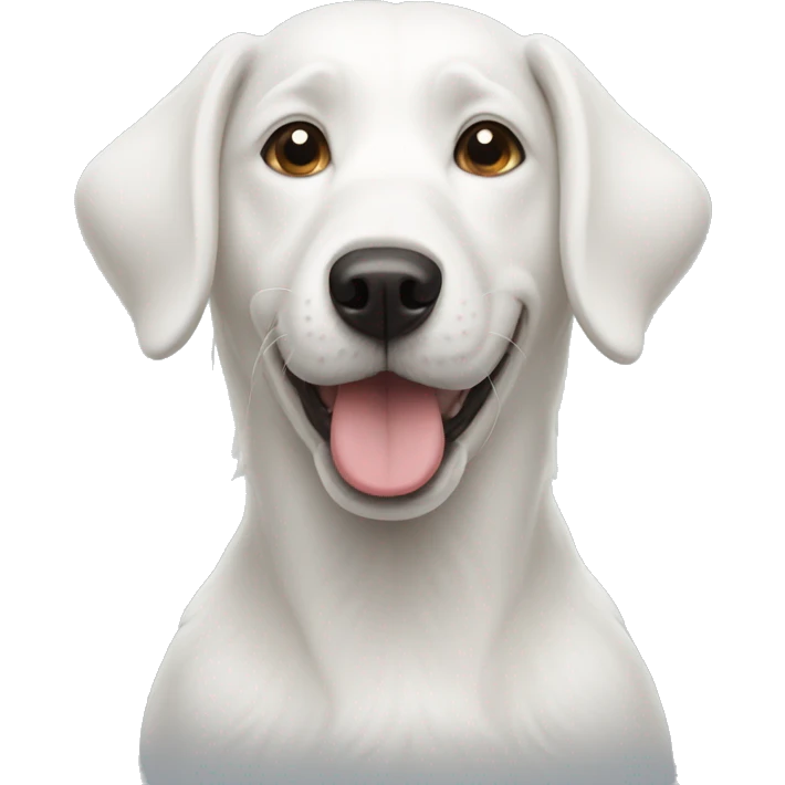 White dog  emoji
