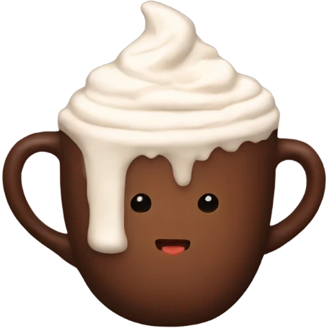 Hot chocolate emoji