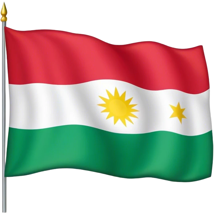 Kurdistan flag emoji emoji