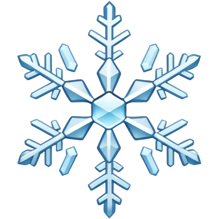 snowflake white emoji