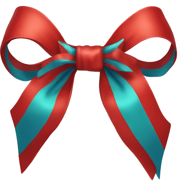 Red bow emoji