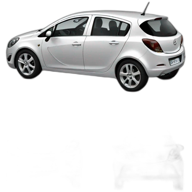 Opel corsa noir 5 portes 2008 emoji