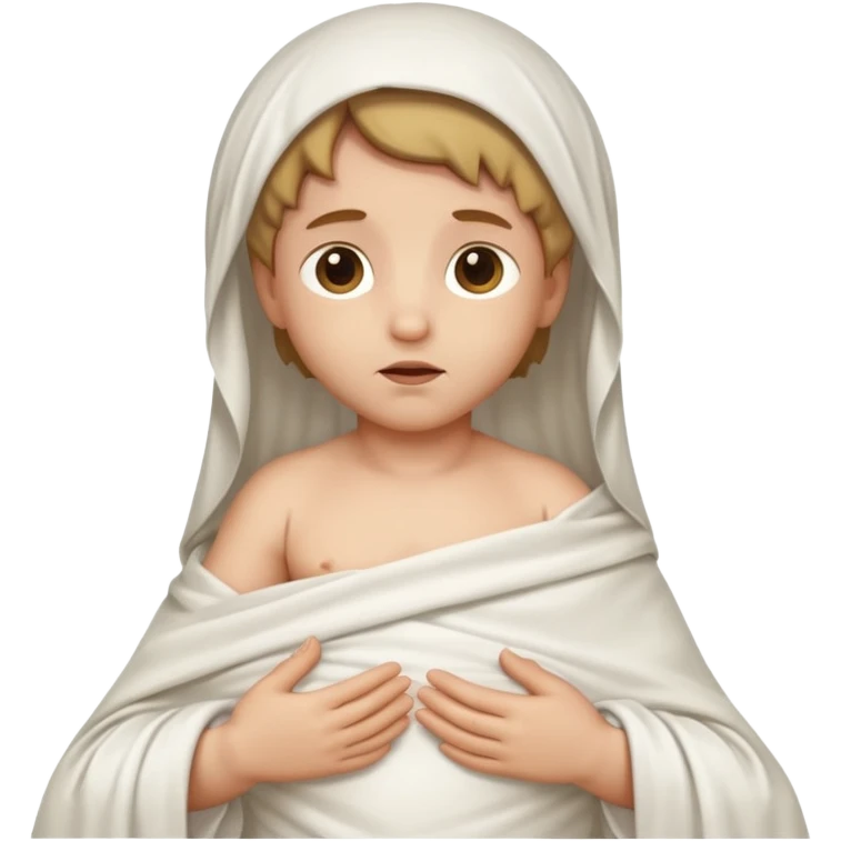 baby jesus in a sheet emoji