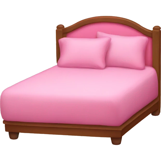 pink bed emoji