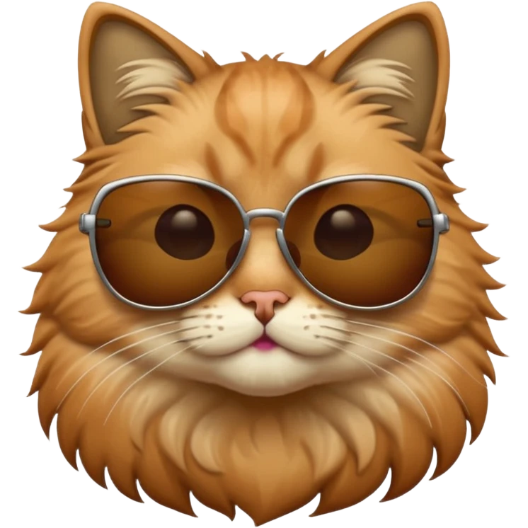 Cat wearing sunglasses emoji