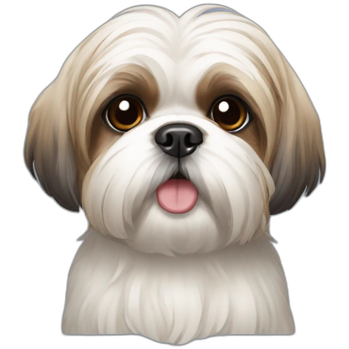 Perro shih tzu emoji