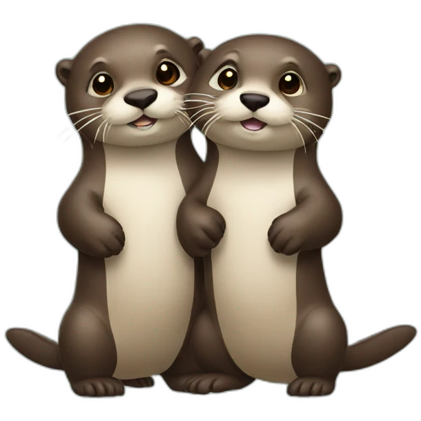 Couple Otter emoji