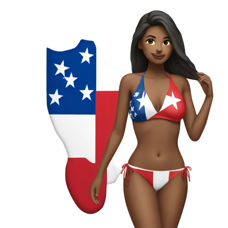 Texas bikini emoji