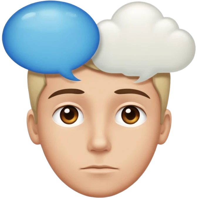 Person with thought bubble emoji