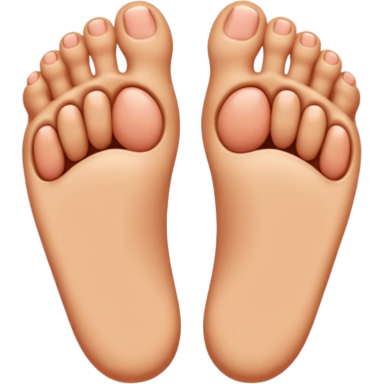 feet with face emoji