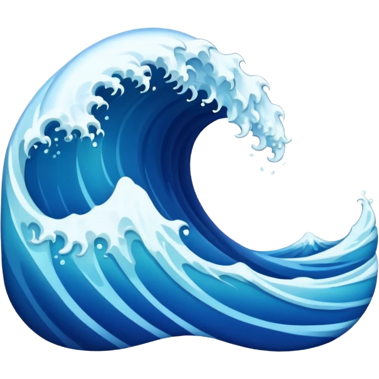 Ocean wave emoji