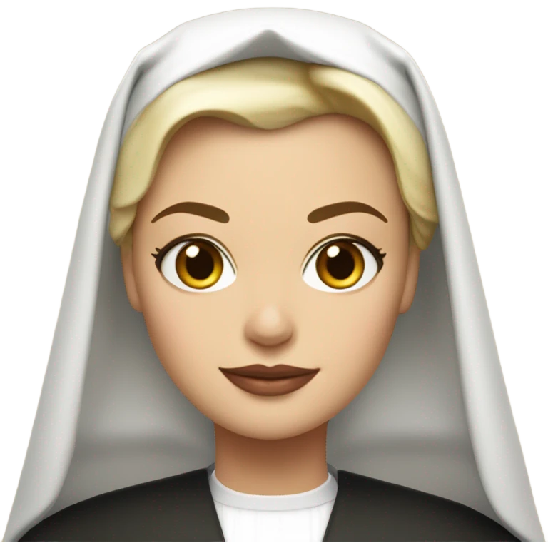 Margott Robbie like a nun emoji