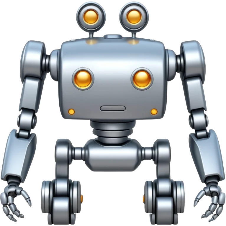 completely symetrical 4 legged robot emoji