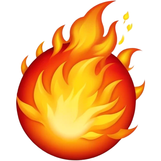 Fireball  emoji