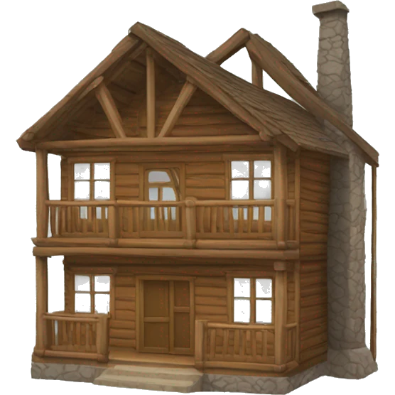 house wood structure emoji