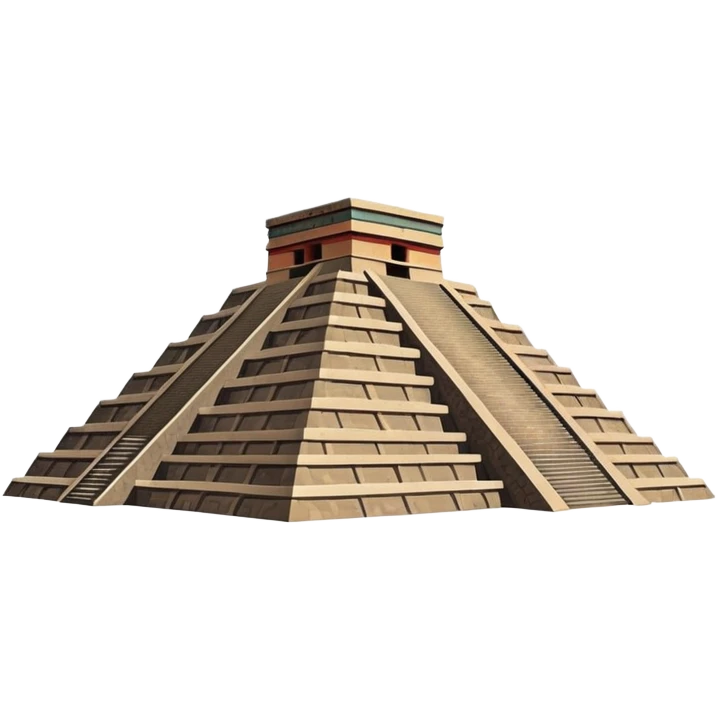 Teotihuacan pyramid of the sun emoji