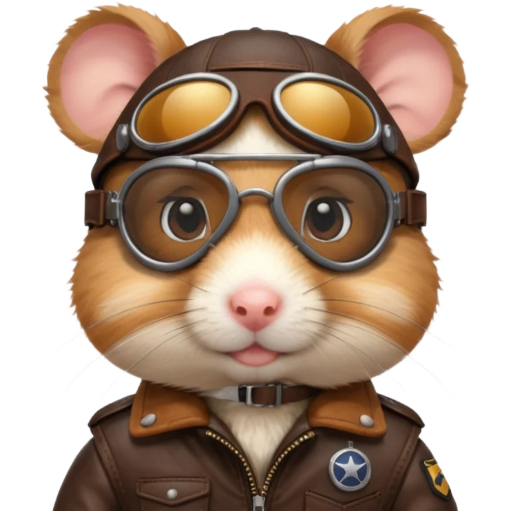 pilot hamster emoji