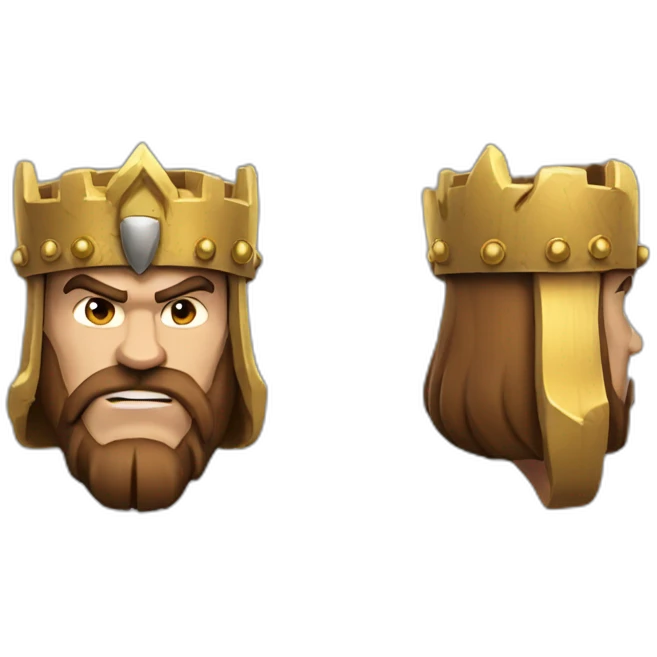 Barbarian king clash of clan emoji