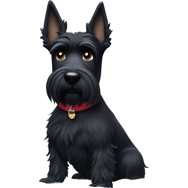 Scottie in the snow emoji