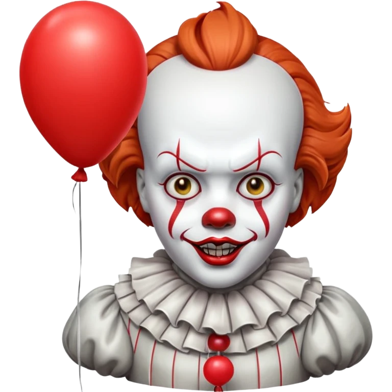 Pennywise avec un ballon emoji