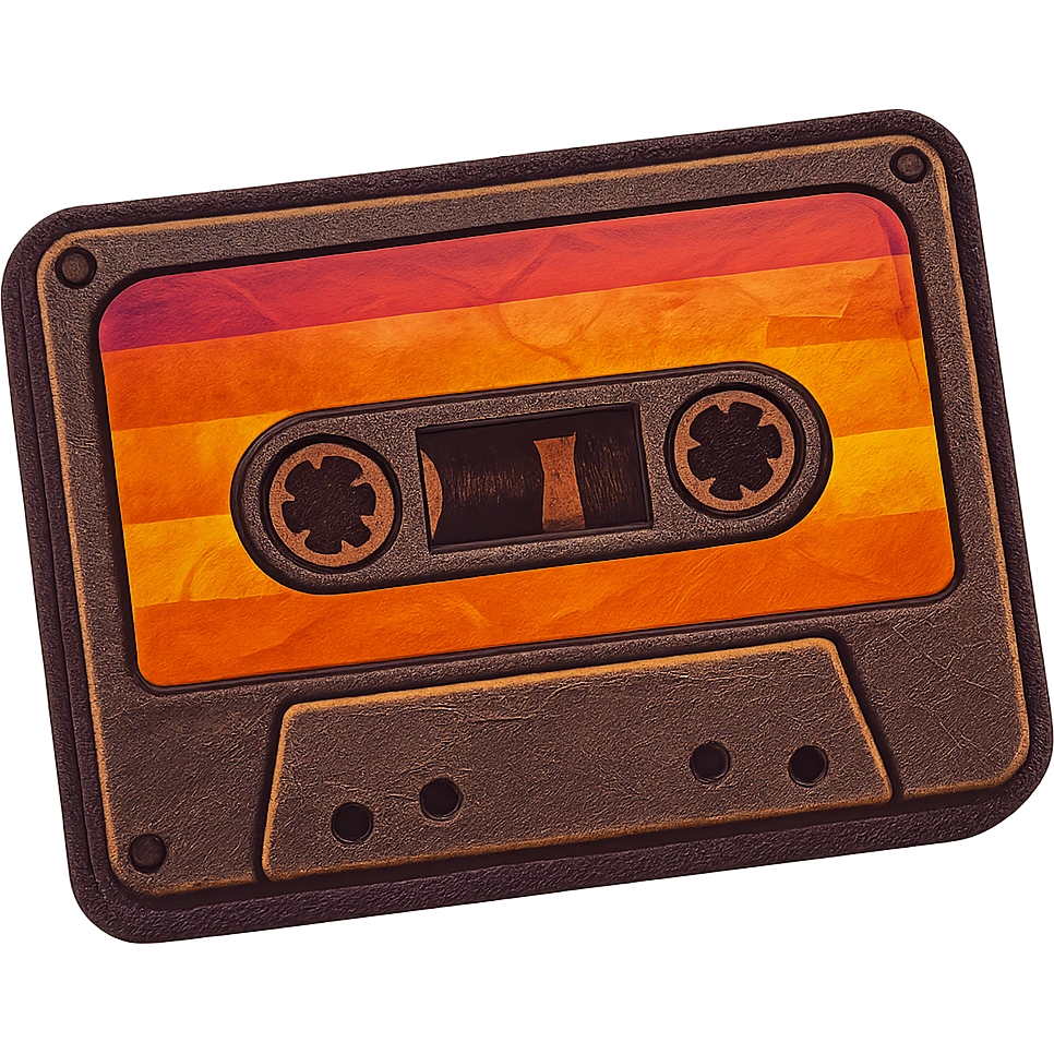 a cassette tape emoji