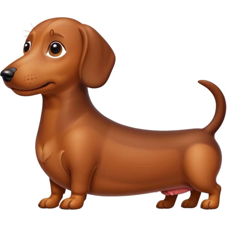 Sausage dog emoji