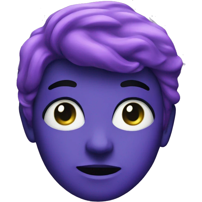 Purple galaxy emoji