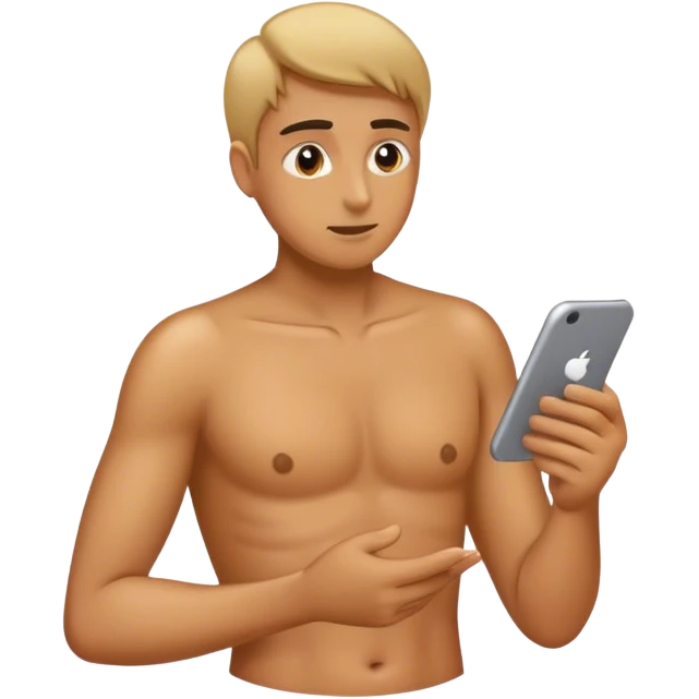 Sandy checks emoji