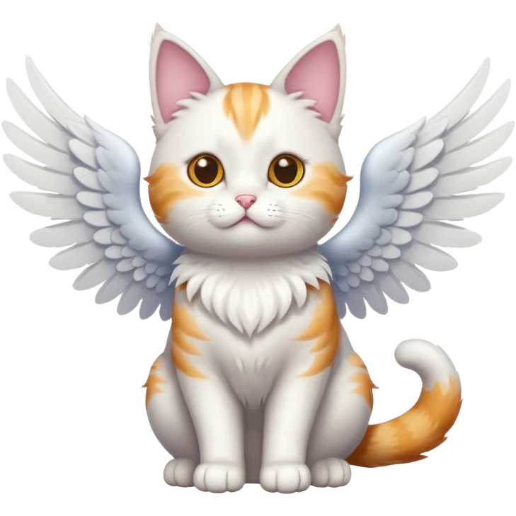 Flying cat emoji