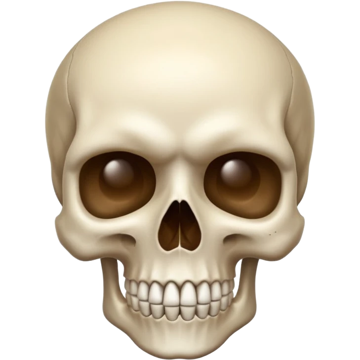 Un crâne qui dit des mot interdit emoji