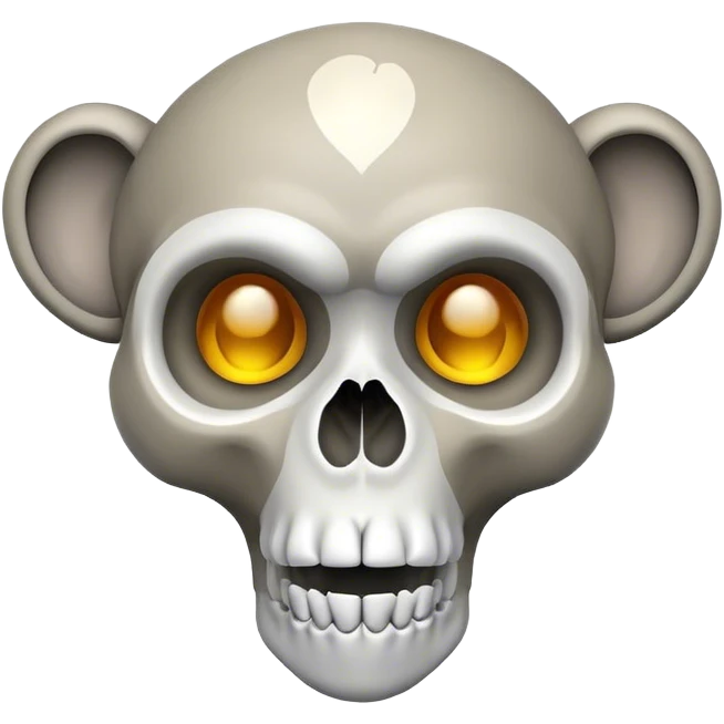 monkey skull emoji