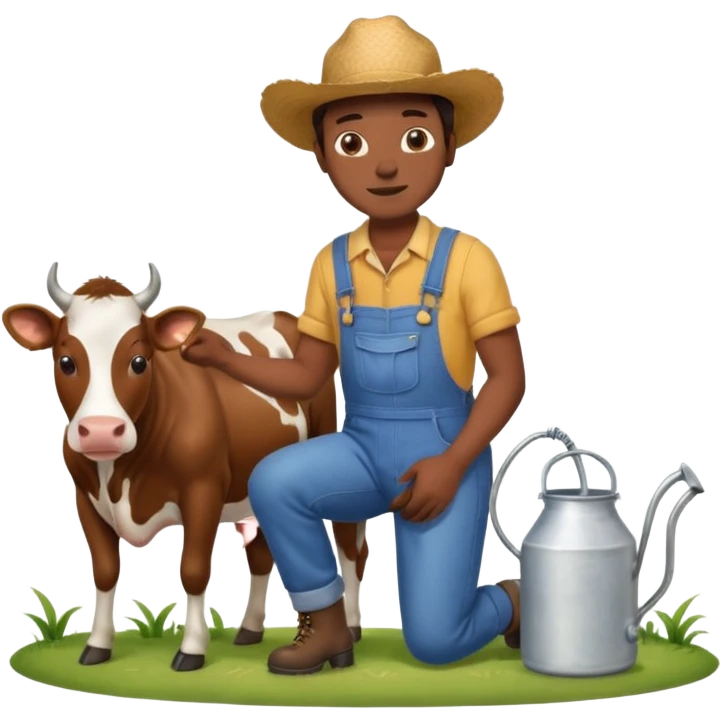 milking cows emoji