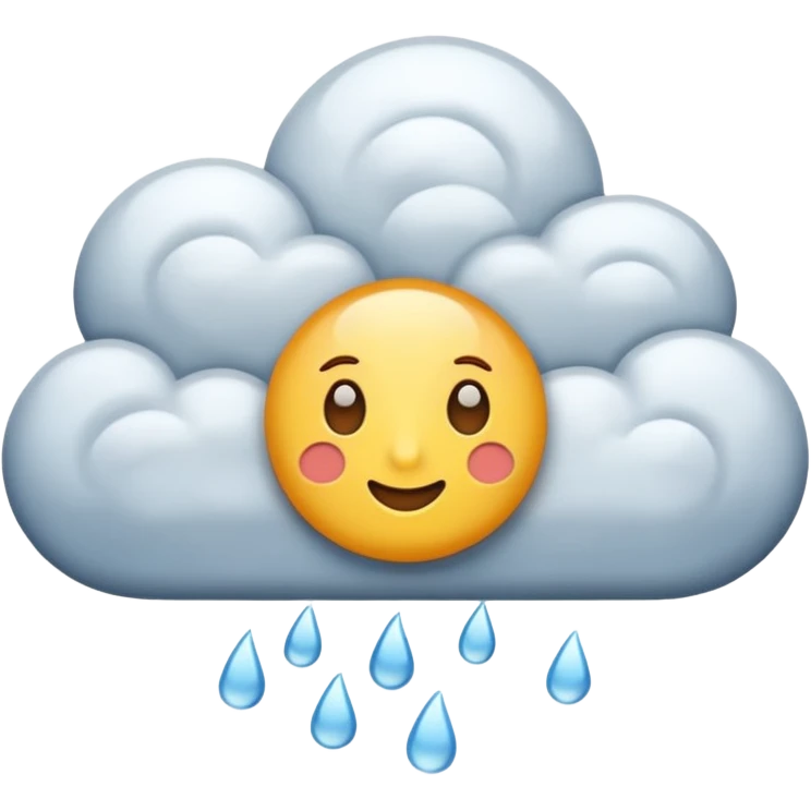 rainy clouds emoji