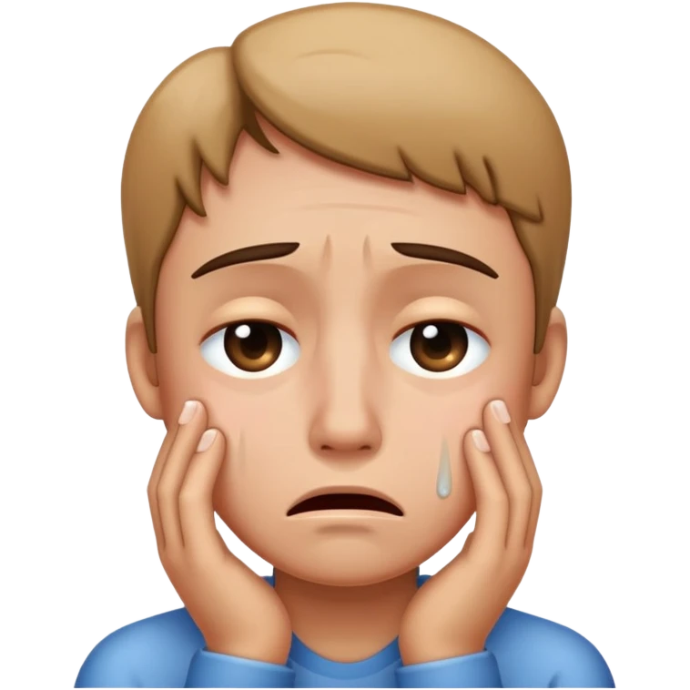 Sad crying  emoji
