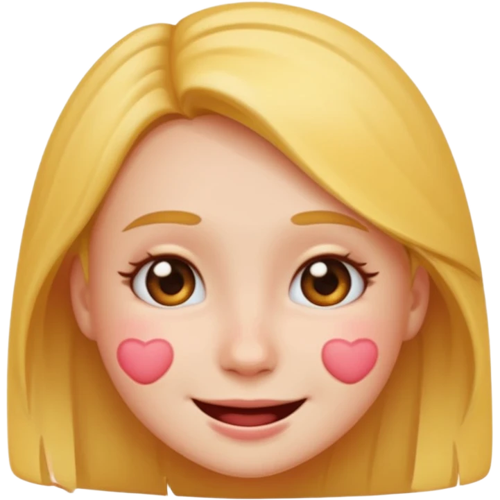 girl emoji with pimple emoji