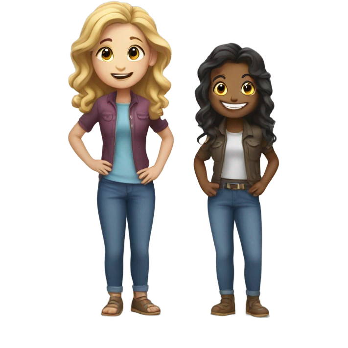 Karina y marina emoji