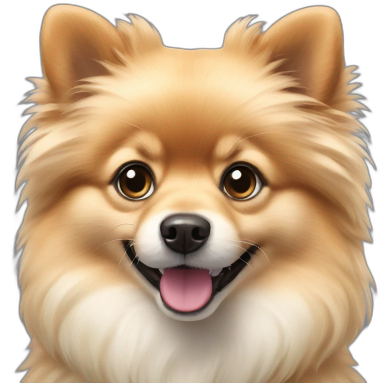 pomeranian merle emoji